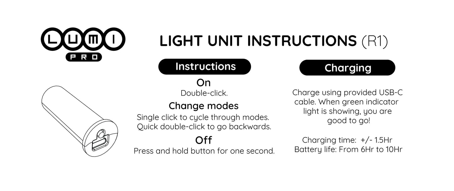 Lumi Pro Rechargeable LED Staff